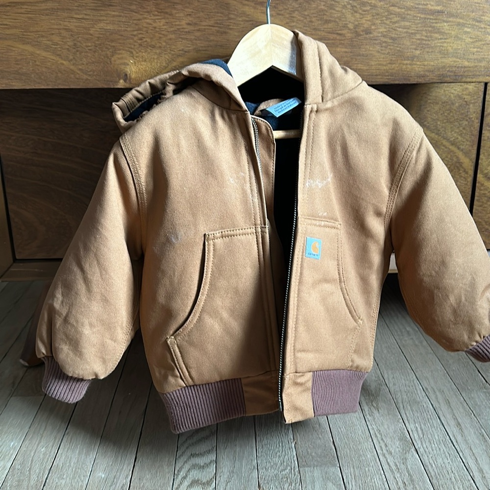 Toddler boys carhartt jacket